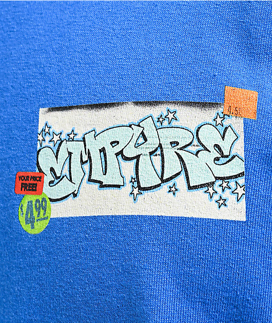 Empyre Spray Can Blue Long Sleeve T-Shirt