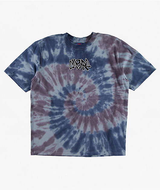 Empyre Spun Out Blue Tie Dye T-Shirt