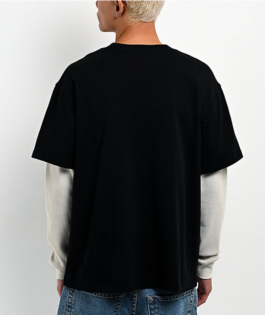 Empyre Stalker 2fer Black & White Long Sleeve T-Shirt