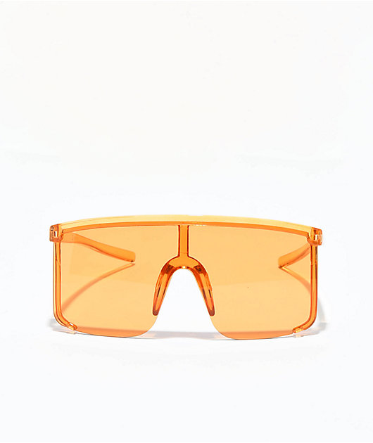 RSQ Sonny Rectangle Sunglasses - ORANGE | Tillys