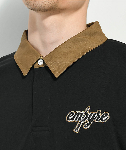 Empyre Stick N Poke Black Rugby Shirt
