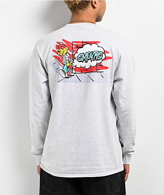 Empyre Stroll Grey Long Sleeve T-Shirt