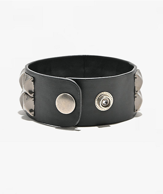 Empyre Stud Black Cuff Bracelet