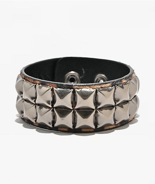 Empyre Stud Leopard Cuff Bracelet