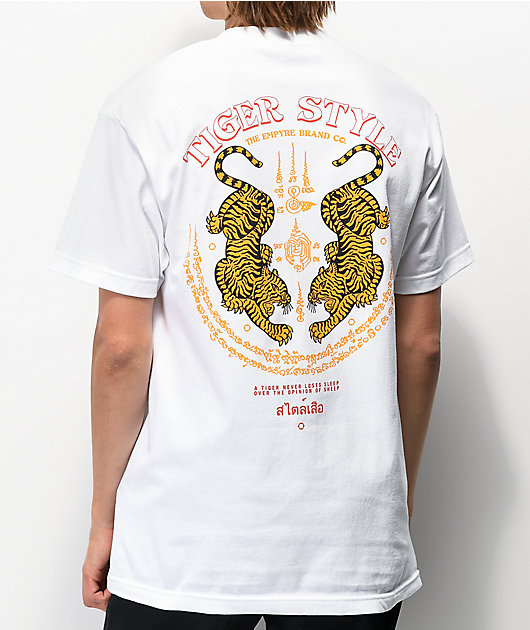 Symposium Bonus Unauthorized Empyre Style Of The Tiger White T-Shirt