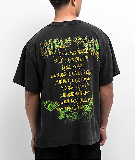 Empyre Swamp Mosh Black Wash T-Shirt