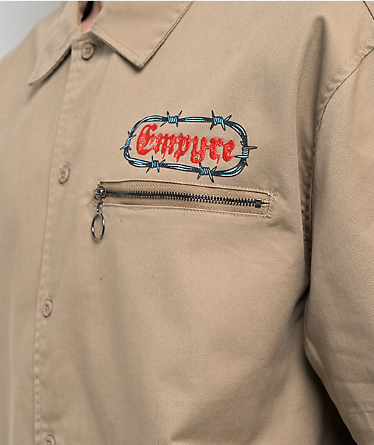 Empyre Swarm Tan Short Sleeve Shirt