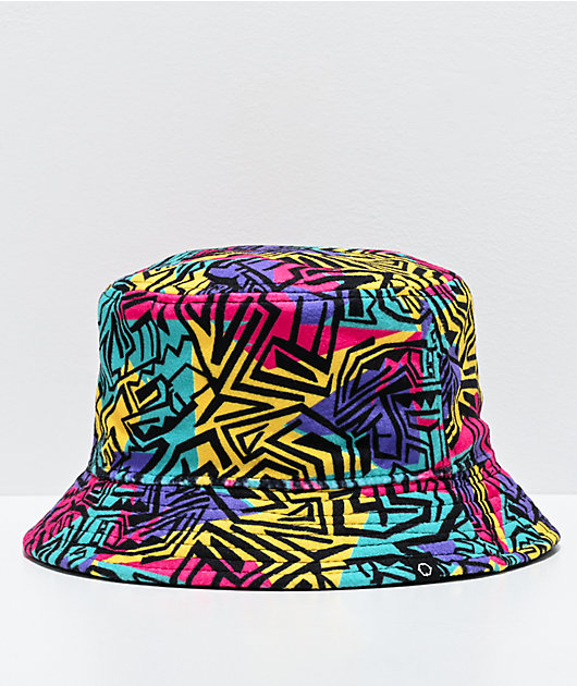 Empyre Swatch Geo Print Bucket Hat