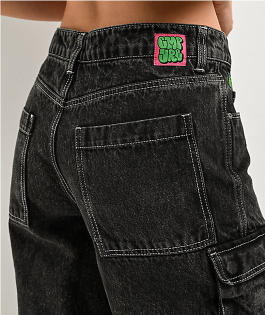 Empyre Sydney Bold Black Wash Cargo Shorts