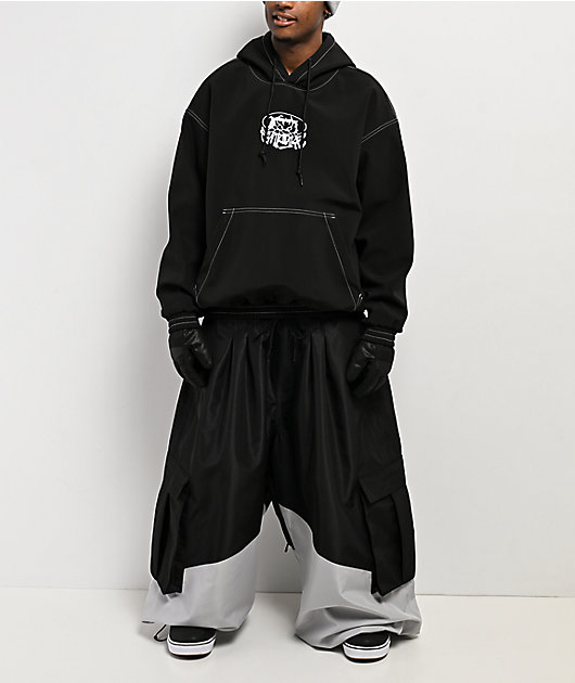 Empyre Tamarak Black & Grey 10K Ultra Baggy Snowboard Pants | Zumiez