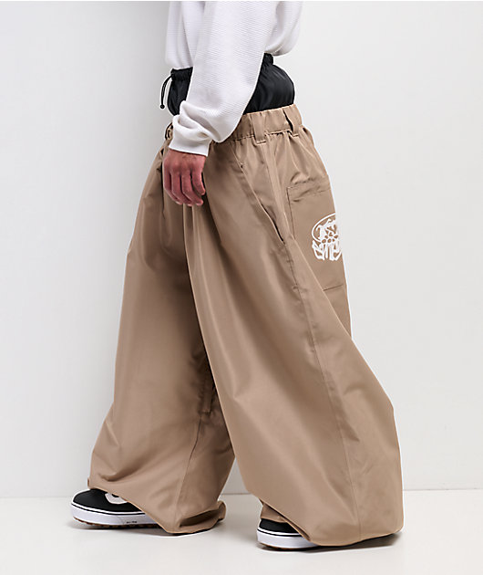 Empyre Tamarak Sand Ultra Baggy 10K Snowboard Pants | Zumiez
