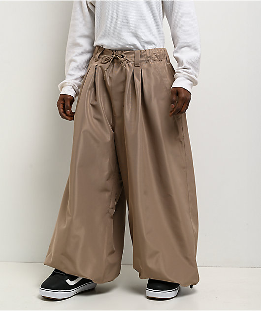 Empyre Tamarak Sand Ultra Baggy 10K Snowboard Pants | Zumiez