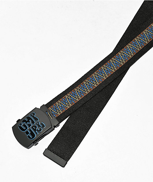 Empyre Taped Black, Blue & Brown Web Belt | Zumiez