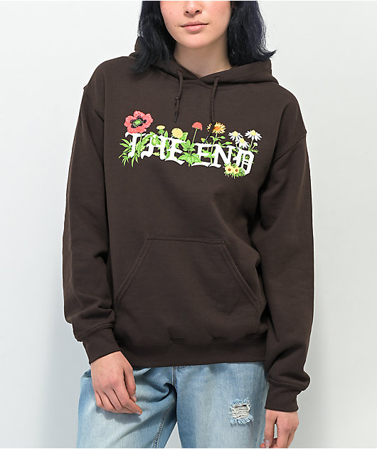 Empyre The End Brown Hoodie
