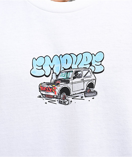 Empyre The Whip Long Sleeve White T-Shirt