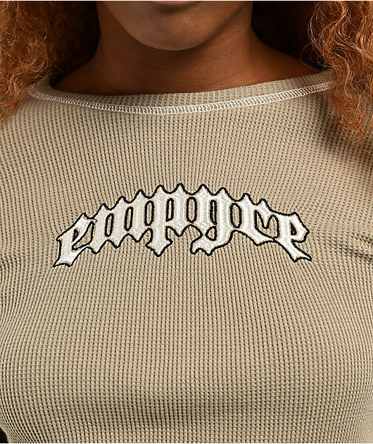 Empyre Thelma Mermaid Thermal Long Sleeve Crop T-Shirt | Zumiez