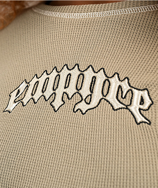 Empyre Thelma Mermaid Thermal Long Sleeve Crop T-Shirt | Zumiez