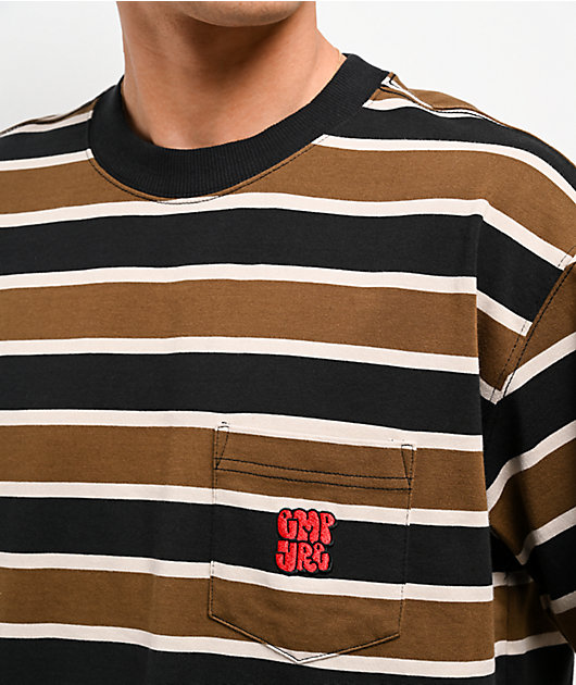 Empyre Tiger Green Stripe Pocket T-Shirt | Zumiez