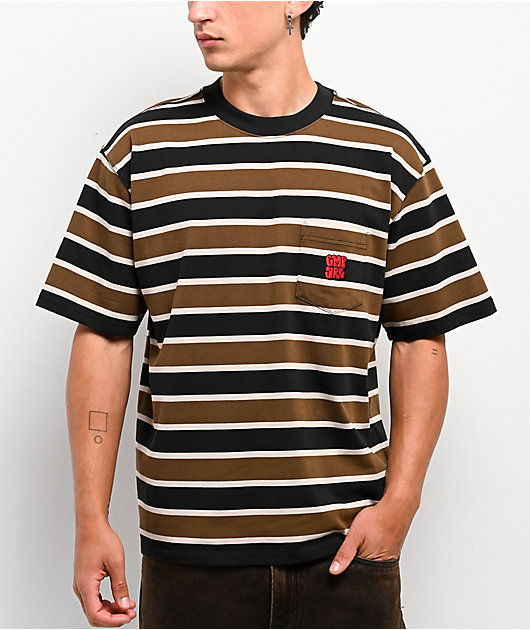 Empyre Tiger Green Stripe Pocket T-Shirt | Zumiez
