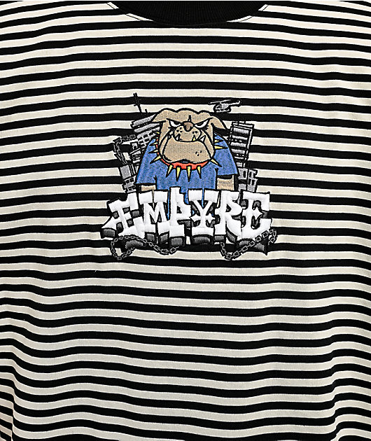 Empyre Tiny Tim Stripe Black & White T-Shirt