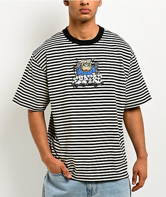Empyre Tiny Tim Stripe Black & White T-Shirt