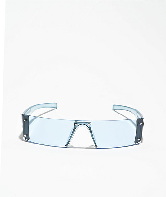 Empyre Token Bike Shield Blue Sunglasses