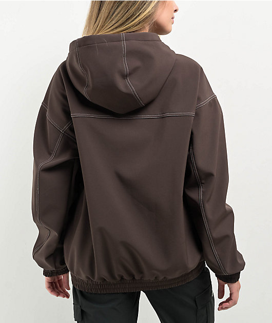 Empyre Topanga Brown Tech Hoodie