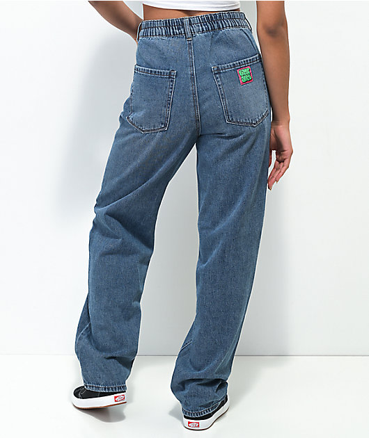 Empyre Tori 90s Medium Wash Denim Skate Jeans
