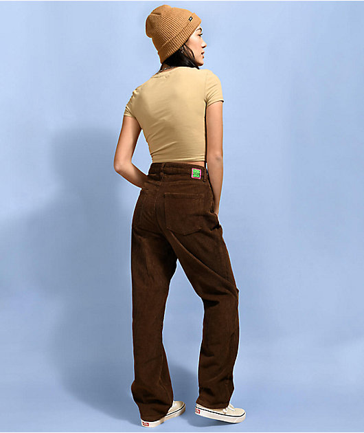 Empyre Tori Carafe pantalones de skate de pana marrón