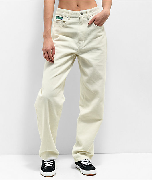 Men's Corduroy Trousers | Slim & Tailored Fit Chunky Cord Trousers | Moss