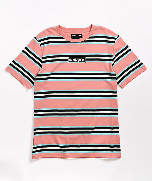 pink striped t shirt