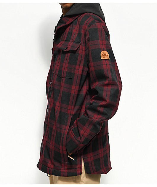checkered snowboard jacket