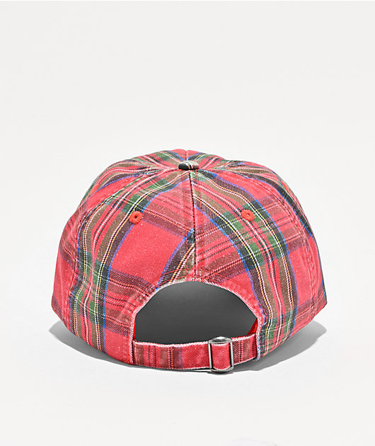 Empyre Tripp Plaid Red Strapback Hat