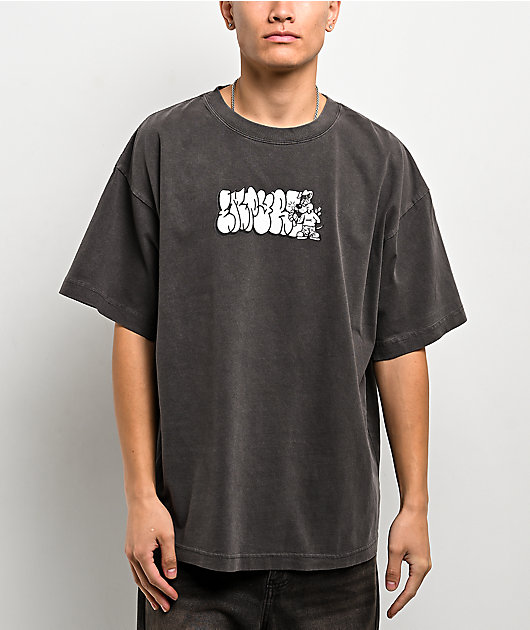 Empyre Trouble Maker Grey Wash T-Shirt
