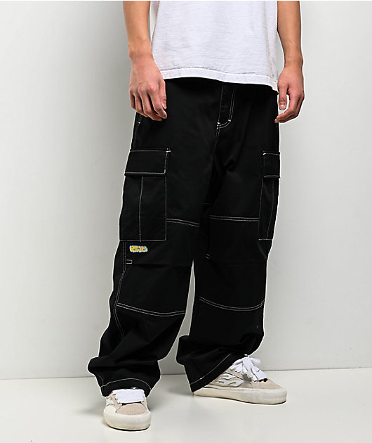 Empyre Ultra Loose Black Cargo Pants Zumiez