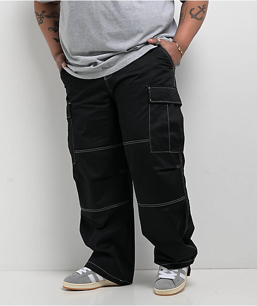 Empyre Ultra Loose Black Cargo Pants