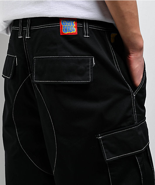 Empyre Ultra Loose Black Cargo Pants | Zumiez