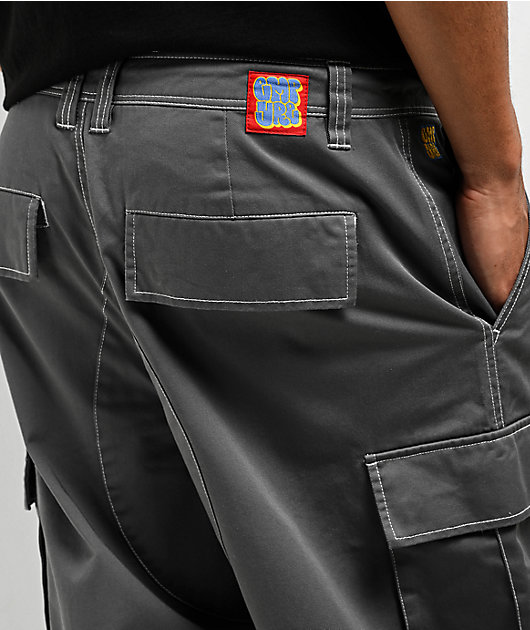 Empyre Ultra Loose Grey Cargo Skate Pants