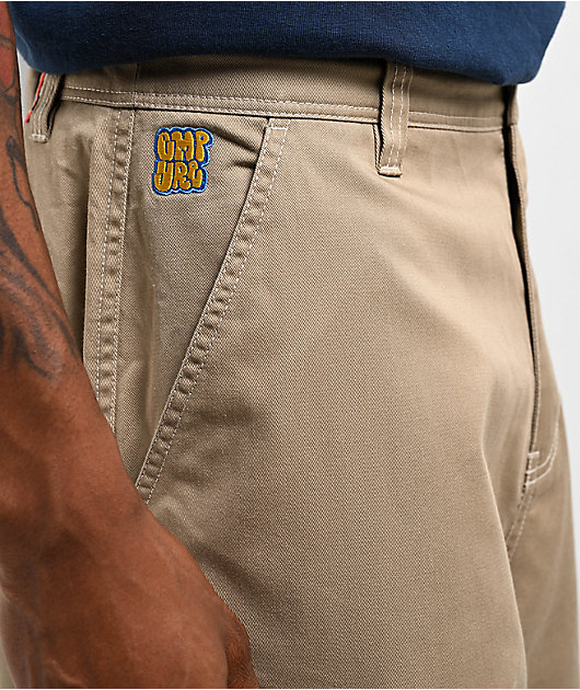 Empyre Ultra Loose Khaki Cargo Skate Pants