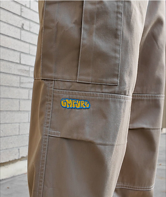 Empyre Ultra Loose Khaki Cargo Skate Pants | Zumiez