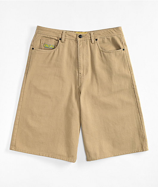 Empyre Ultra Loose Khaki Twill Skate Shorts Zumiez