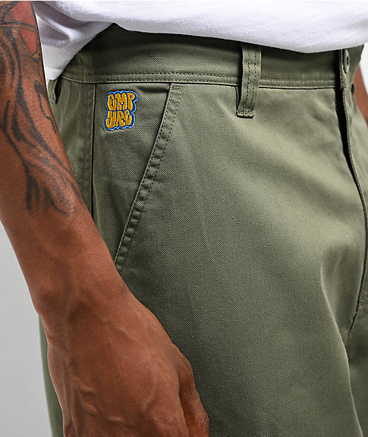 Empyre Ultra Loose Olive Cargo Skate Pants