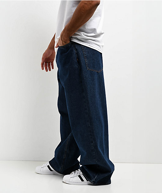 Empyre Ultra Wide Evening Dark Blue Skate Jeans