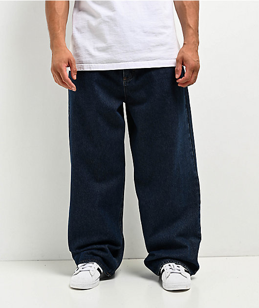 Empyre Ultra Wide Evening Dark Blue Skate Jeans