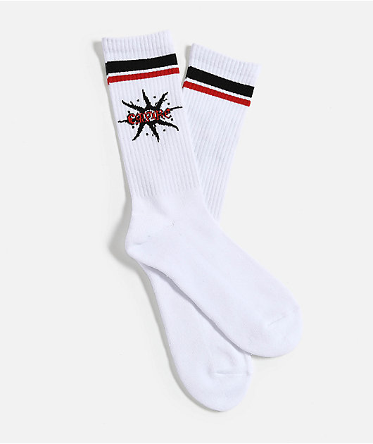 Empyre Undone White Crew Socks