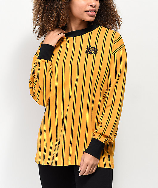 yellow and black shirt women's