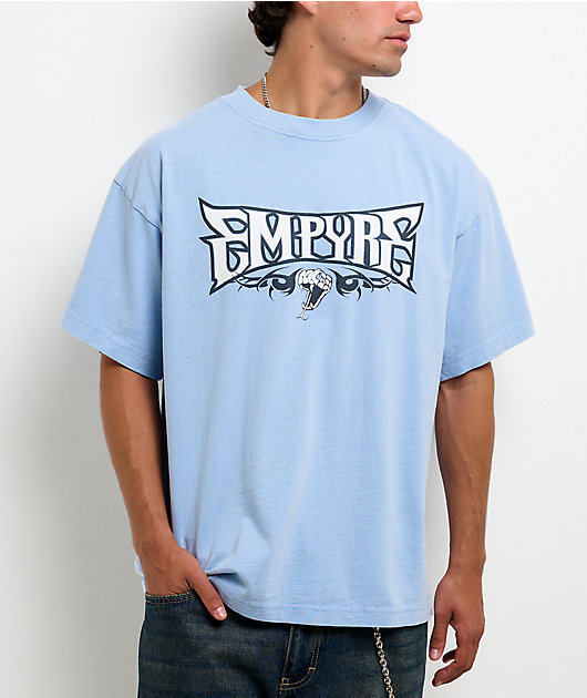 Empyre Venue Baby Blue Wash Boxy T-Shirt