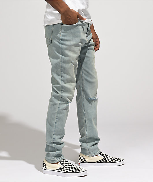 Empyre Verge Northport skinny jeans conicos con lavado claro