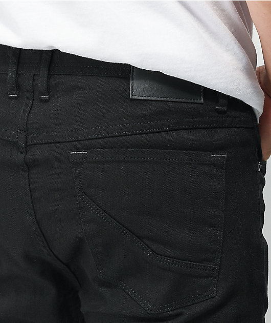 Empyre Verge Tapered Black Skinny Jeans