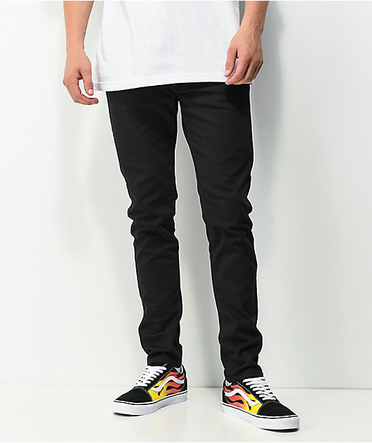 crew The Stranger simple Empyre Verge Tapered Black Skinny Jeans